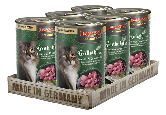 Alim Hum. Leonardo - Superior Seleccion Pack 6x400gr Pavo Tr