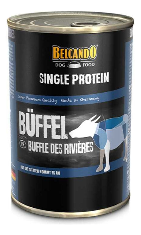 Pack 6 Latas Belcando Single Protein Bufalo 400 Gr