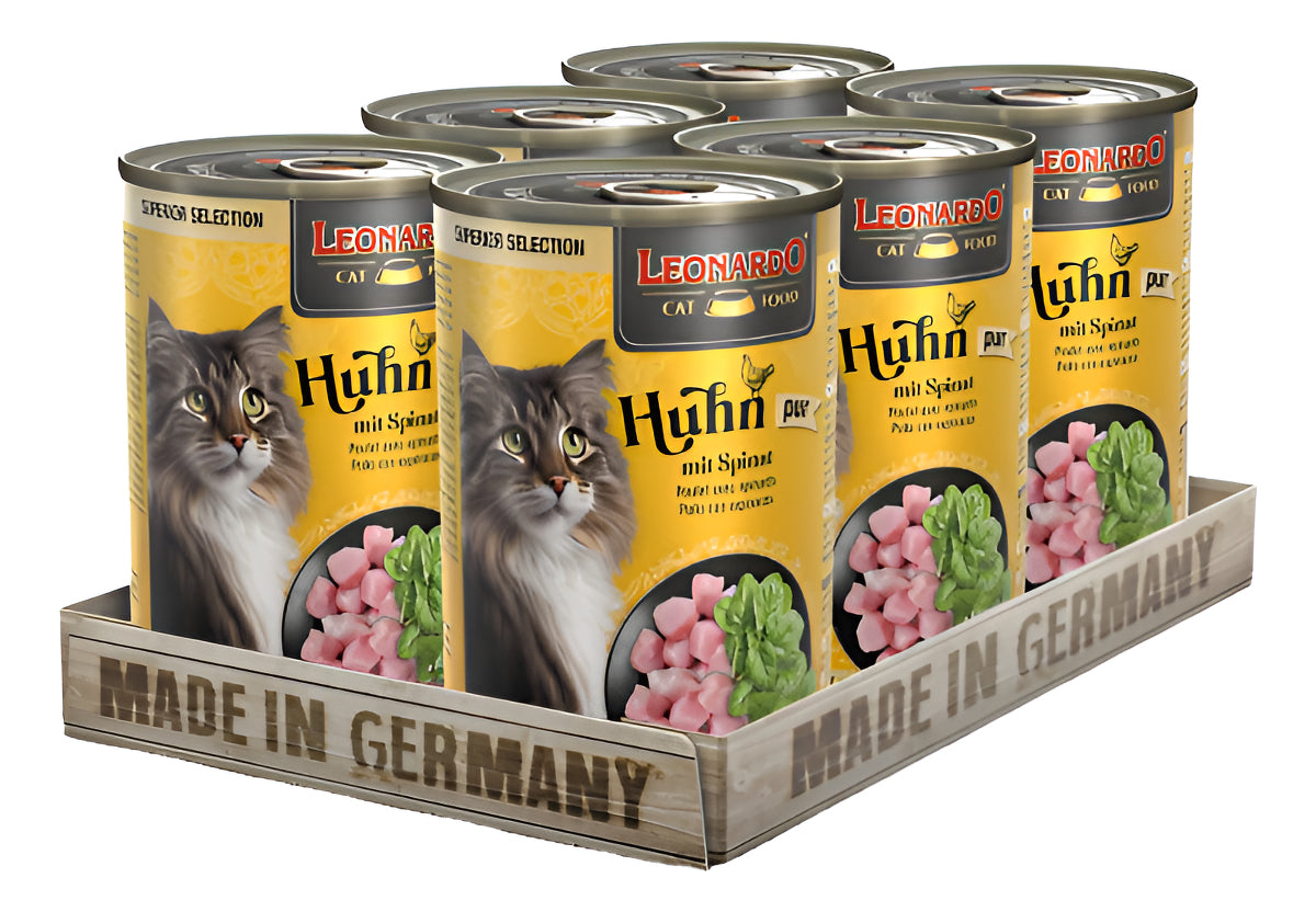 Alim Hum. Leonardo - Superior Seleccion Pack 6x400gr Pollo E