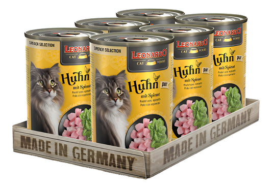 Alim Hum. Leonardo - Superior Seleccion Pack 6x400gr Pollo E
