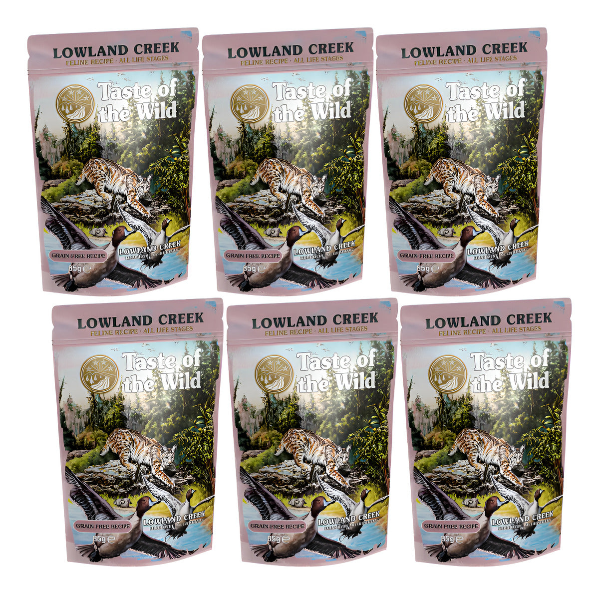 Taste Of The Wild Gato - Pouch Lowland Creek 85g - Pack 6un