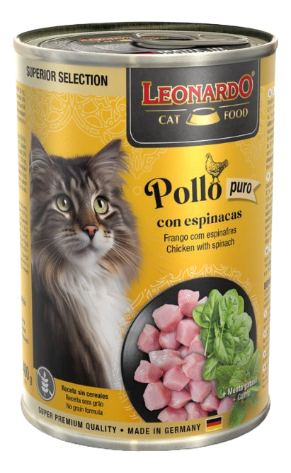 Alim Hum. Leonardo - Superior Seleccion Pack 6x400gr Pollo E