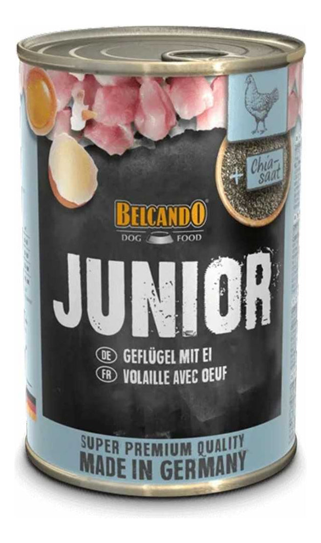 6 X Latas Alimento Húmedo Perro Belcando Junior 400gr.