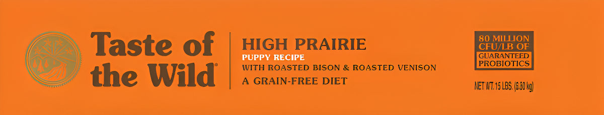 Taste Of The Wild - High Prairie Puppy -bisonte Y Venado 2kg