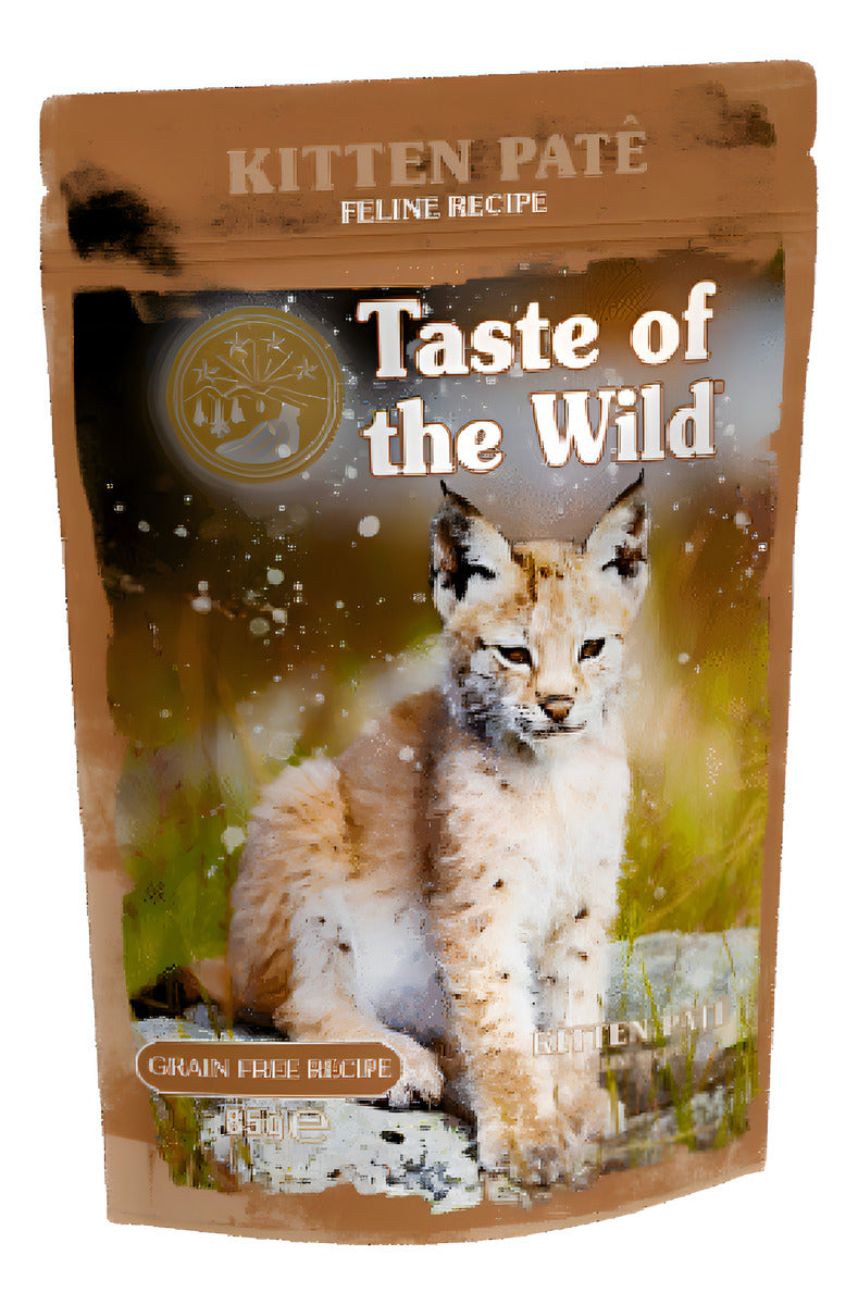 Taste Of The Wild Gato - Pouch Kitten 85gr - Pack 6un