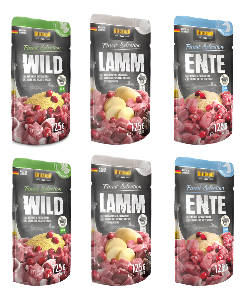 Mix 6 Sobres Belcando Venado-pato-cordero 125gr