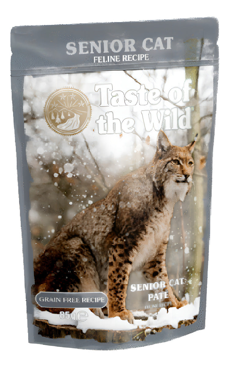 Taste Of The Wild Gato - Pouch Senior 85gr - Pack 6un
