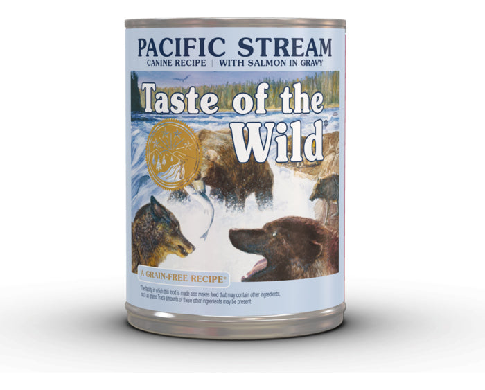 Taste Of The Wild Perros -pacific Stream Pack X 6 Latas 390g