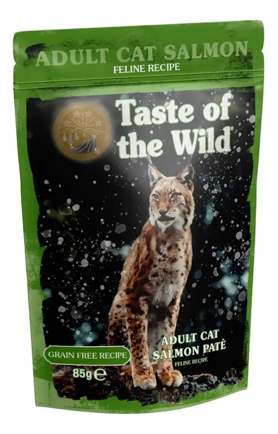 Taste Of The Wild Gato - Pouch Salmon 85gr - Pack 6un