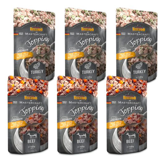 Mix Humedo - Pack 6 Belcando Mastercraft Topping Perro