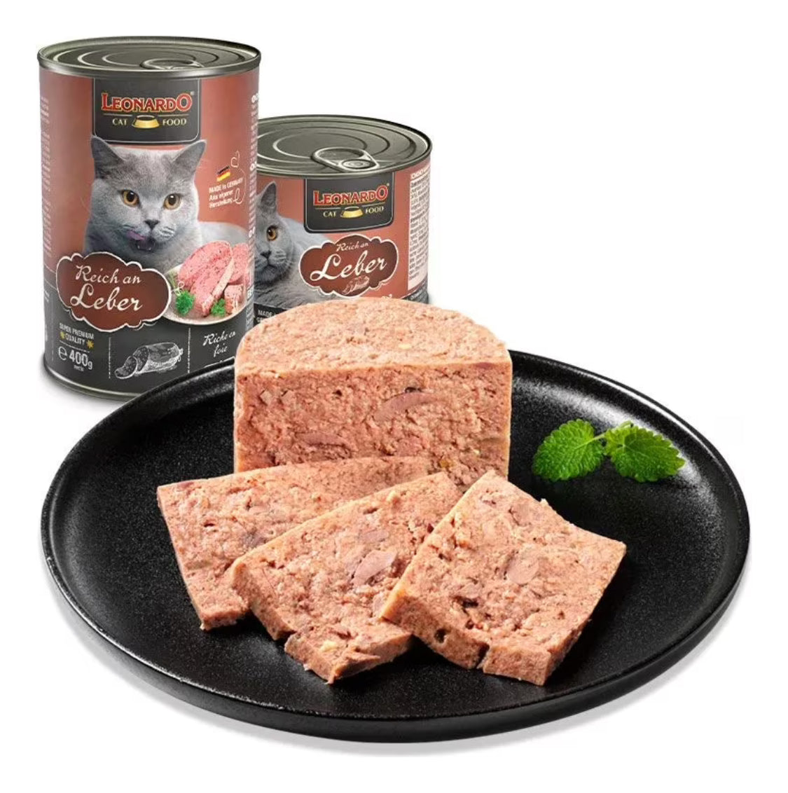 Pack De 6 Latas-húmeda Leonardo Leber (higado) 400gr C/u