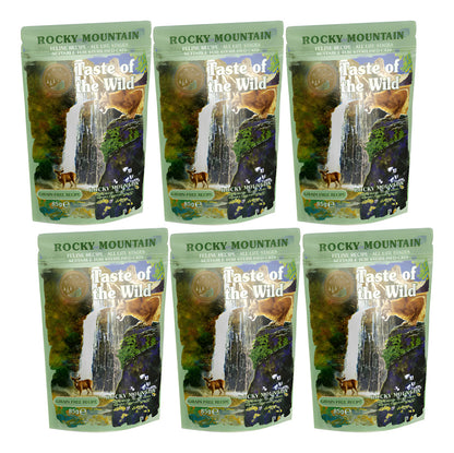 Taste Of The Wild Gato - Pouch Rocky Mountain 85gr- Pack 6un