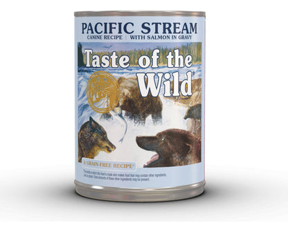 Taste Of The Wild Perros -pacific Stream Pack X 6 Latas 390g
