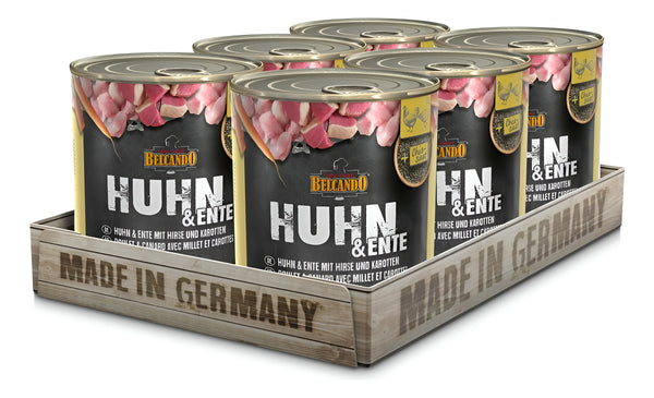 Pack 6 Latas Belcando Pollo Y Pato 800 Gr