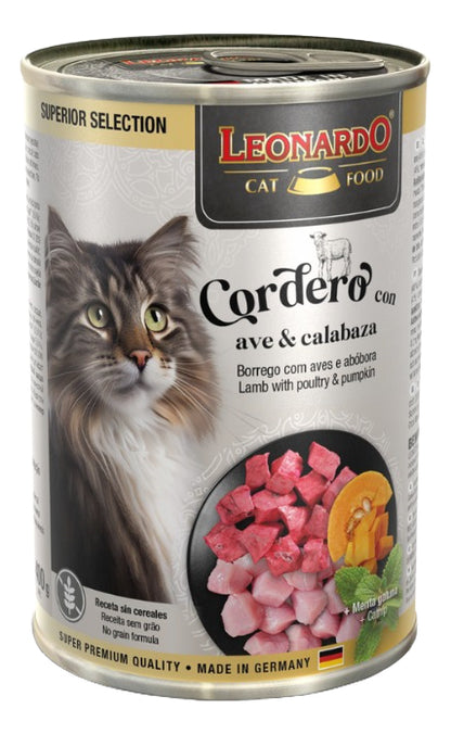 Alim Hum. Leonardo - Superior Seleccion Pack 6x400gr Cordero